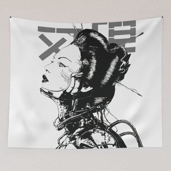 Item preview, Cyberpunk Girl Vaporwave Aesthetic designed and sold by OWLvision33.