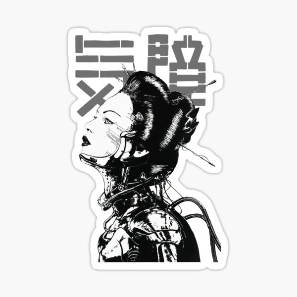 Artikel-Vorschau von Cyberpunk Girl Vaporwave Ästhetik, designt und verkauft von OWLvision33.
