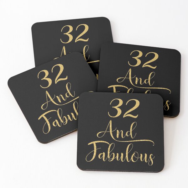 Item preview, Women 32 Years Old And Fabulous 32nd Birthday Party design designed and sold by Grabitees.