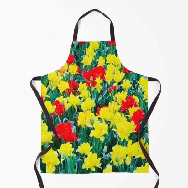 Item preview, Retro Red and Yellow Flowers designed and sold by CraveArt.