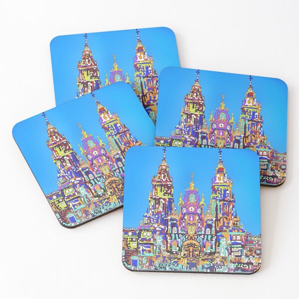Item preview, Santiago de Compostela Cathedral Galicia in the streets, Urban Sketchers Spain  designed and sold by cachaldora.