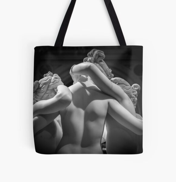 Aperçu de l'œuvre Les Trois Grâces - Le tre grazie - du sculpteur Antonio Canova (1817) créée et vendue par Paolo Modena Photography    -   Fine Italian Art.