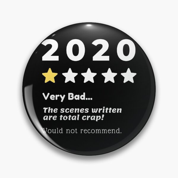 Item preview, 2020 One Star Rating - A Very Bad Year Humorous Movie Rating Type  designed and sold by OneandHalf.