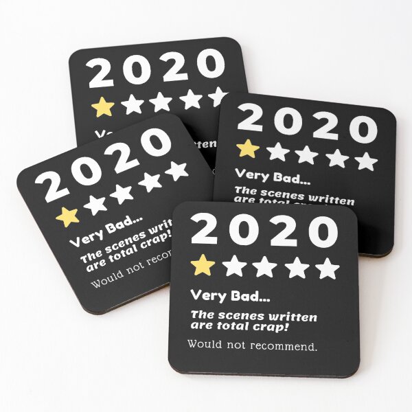 Item preview, 2020 One Star Rating - A Very Bad Year Humorous Movie Rating Type  designed and sold by OneandHalf.