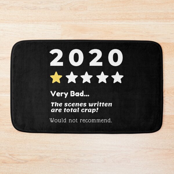 Item preview, 2020 One Star Rating - A Very Bad Year Humorous Movie Rating Type  designed and sold by OneandHalf.