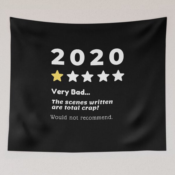 Item preview, 2020 One Star Rating - A Very Bad Year Humorous Movie Rating Type  designed and sold by OneandHalf.