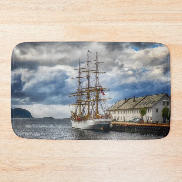 Item preview, Sailing Ship at Alesund - Norway designed and sold by Kathy Weaver.