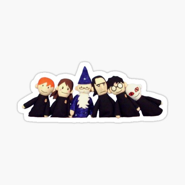 harry potter puppet pals Sticker