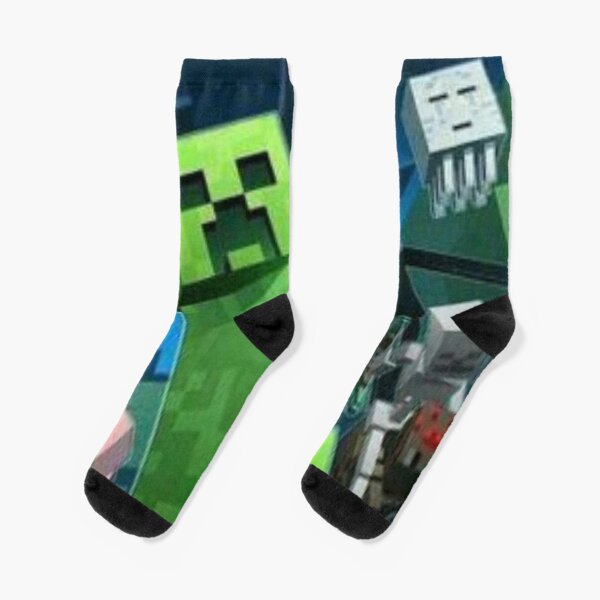 Pewdiepie Minecraft Minecraft Pewdiepie Minecraft Socks Redbubble
