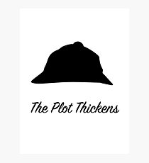 Sherlock Holmes "The Plot Thickens" Photographic Print