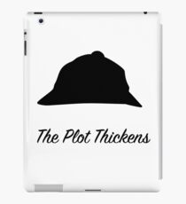 Sherlock Holmes "The Plot Thickens" iPad Case/Skin