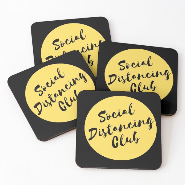 Item preview, Social Distancing Club Funny Social Distancing Awareness Quarantine  designed and sold by OneandHalf.