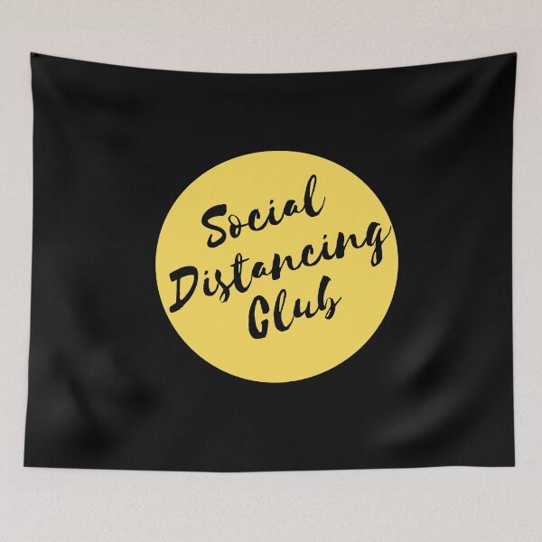 Item preview, Social Distancing Club Funny Social Distancing Awareness Quarantine  designed and sold by OneandHalf.