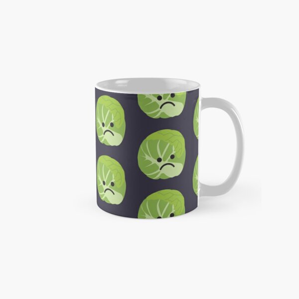 Brussel Sprouts Are For life Not Just For Christmas Funny Mug Black Handle 