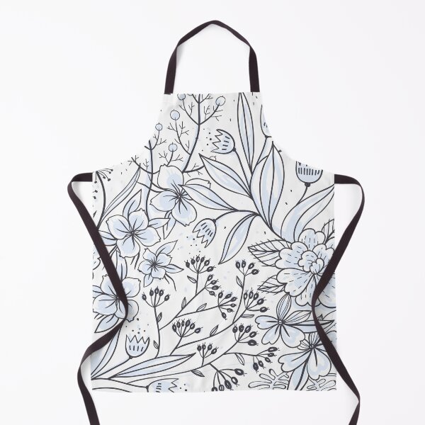 Item preview, Preppy Girly Spring Botanical Hippy Black and White Floral designed and sold by IamTrending.