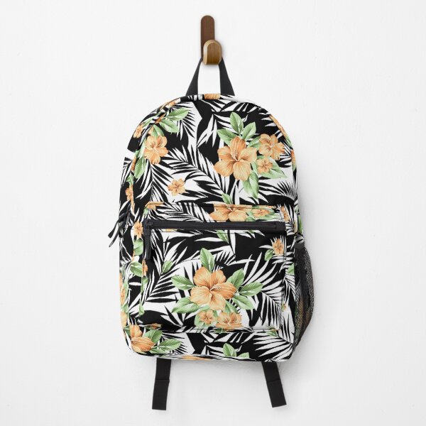 Item preview, tropical flowers night garden. designed and sold by galaxy-bedding.