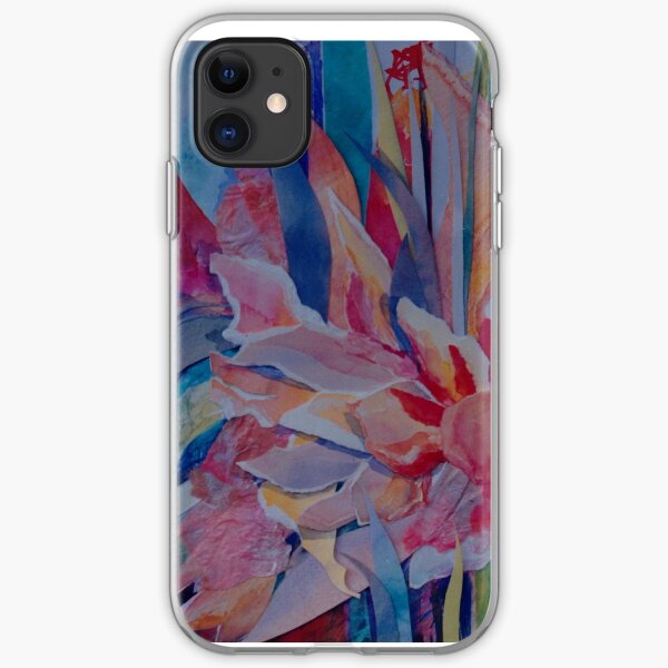 Pink Cannas iPhone Soft Case