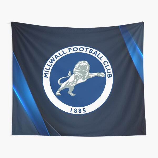 Millwall FC logo with stripes | Metal Print