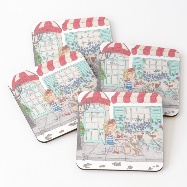 Item preview, French Street Bistro Cafe designed and sold by LouiseFranksArt.