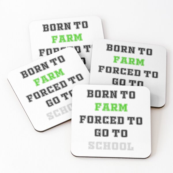 Item preview, born to farm forced to go to school designed and sold by RUCZENO.