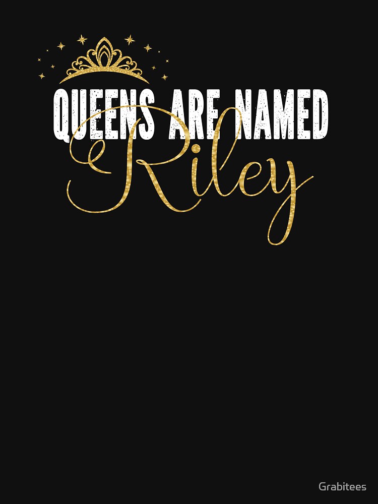 Queens Are Named Riley Personalized First Name Girl graphic Fleece Blanket