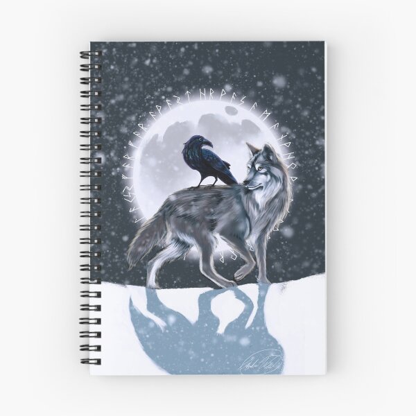 Item preview, Raven and her Wolf designed and sold by Amberakart.