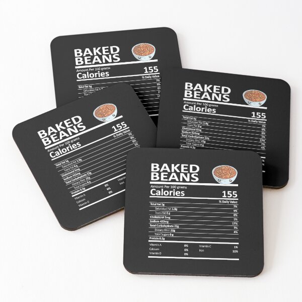 Item preview, Baked Beans Nutritional Value Funny Festive Holiday designed and sold by fatamyfan1.