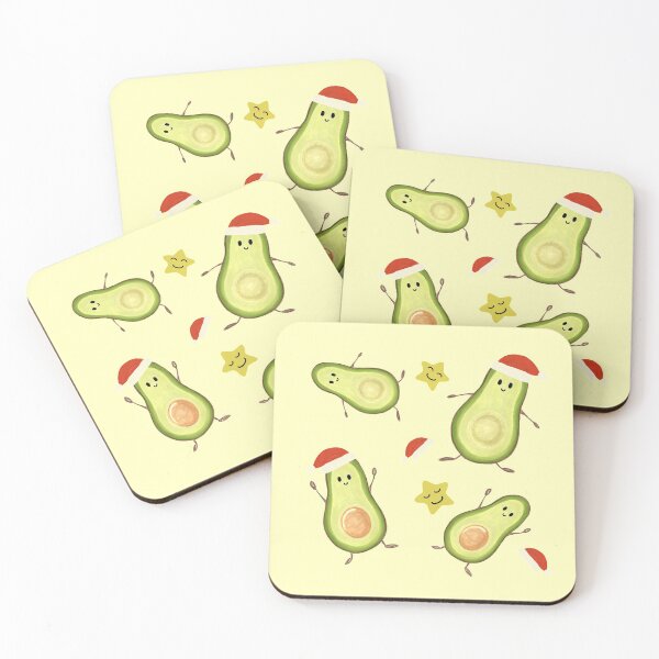 Item preview, Avocados & Christmas - Happy Merry Vegan Christmas designed and sold by usernamenaijan.
