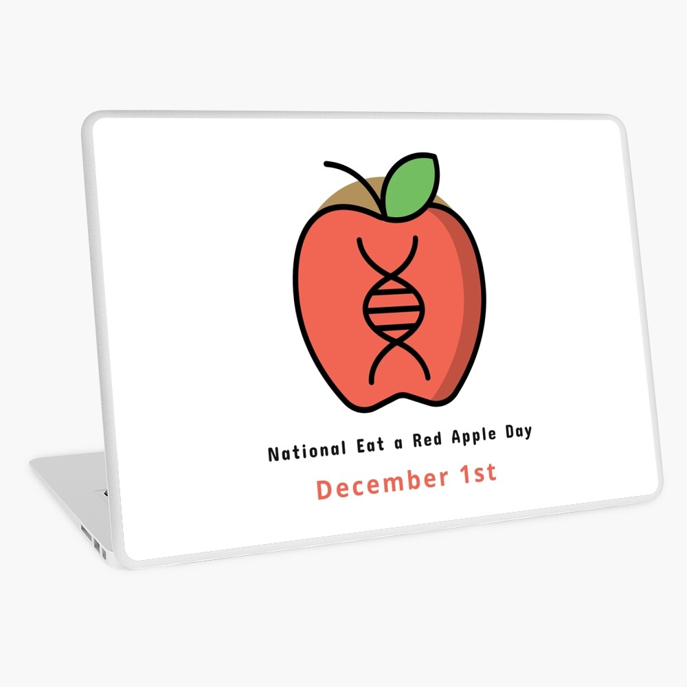 National Eat a Red Apple Day, December 1, Red Apple Day  Greeting Card for  Sale by DayOfTheYear