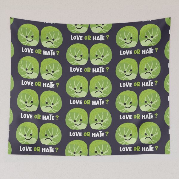 Item preview, Love or Hate Brussels Sprouts? designed and sold by VicEllisArt.