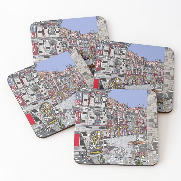Item preview, Ourense Galicia's main square in the streets, Urban Sketchers Spain  designed and sold by cachaldora.