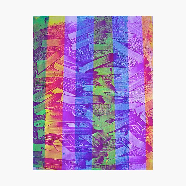 Item preview, The Cliff Steps - Abract Monoprint designed and sold by Heatherian.