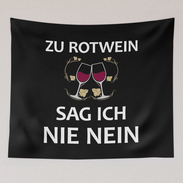 Item preview, I never say no to red wine wine design designed and sold by FalkDania.