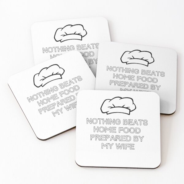 Item preview, Nothing Beats Home Food Prepared By My Wife designed and sold by Hatomomox.