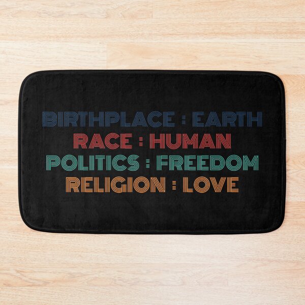 Item preview, Birthplace Earth Race Human Politics Freedom Religion Love designed and sold by MSA-42.