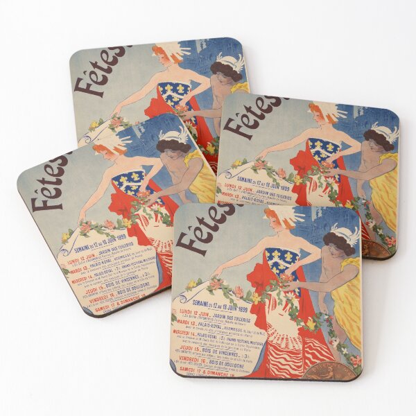 Item preview, retro societe des fetes de paris                     designed and sold by CorasPosters.