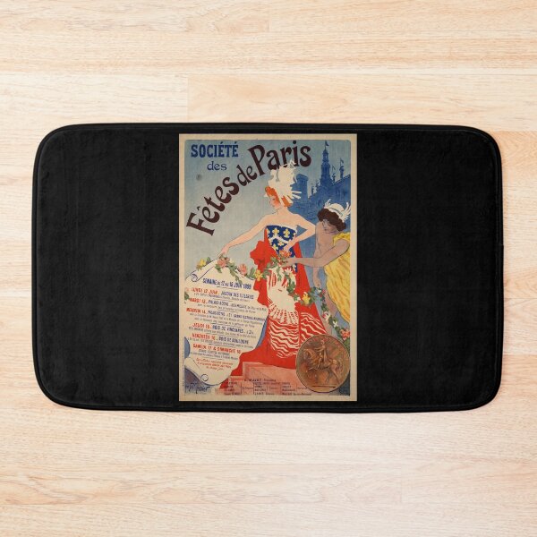 Item preview, retro societe des fetes de paris                     designed and sold by CorasPosters.