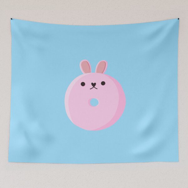 Item preview, Cute Bunny Character Donut Illustration  designed and sold by FriendsList.