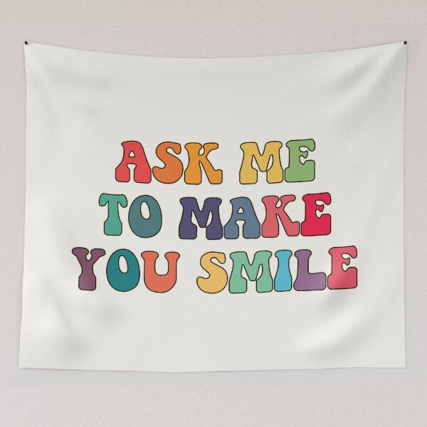 Item preview, Ask me to make you smile designed and sold by TheLemonBox.