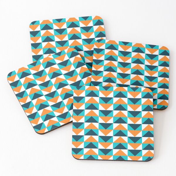 Item preview, Preppy Southwestern  Orange Blue Turquoise Chevron Tribal designed and sold by IamTrending.