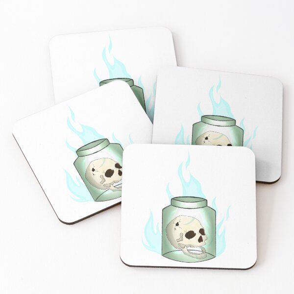 Item preview, Skull in a jar designed and sold by xplodinglemon.