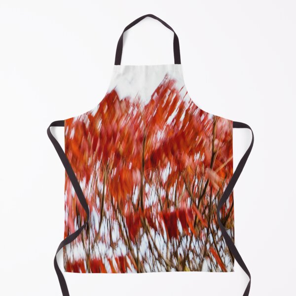 Item preview, Abstract Autumnal Harmony - Mesmerising Sumac Motion in Vivid Scarlet and Vermillion designed and sold by Georgia Mizuleva.