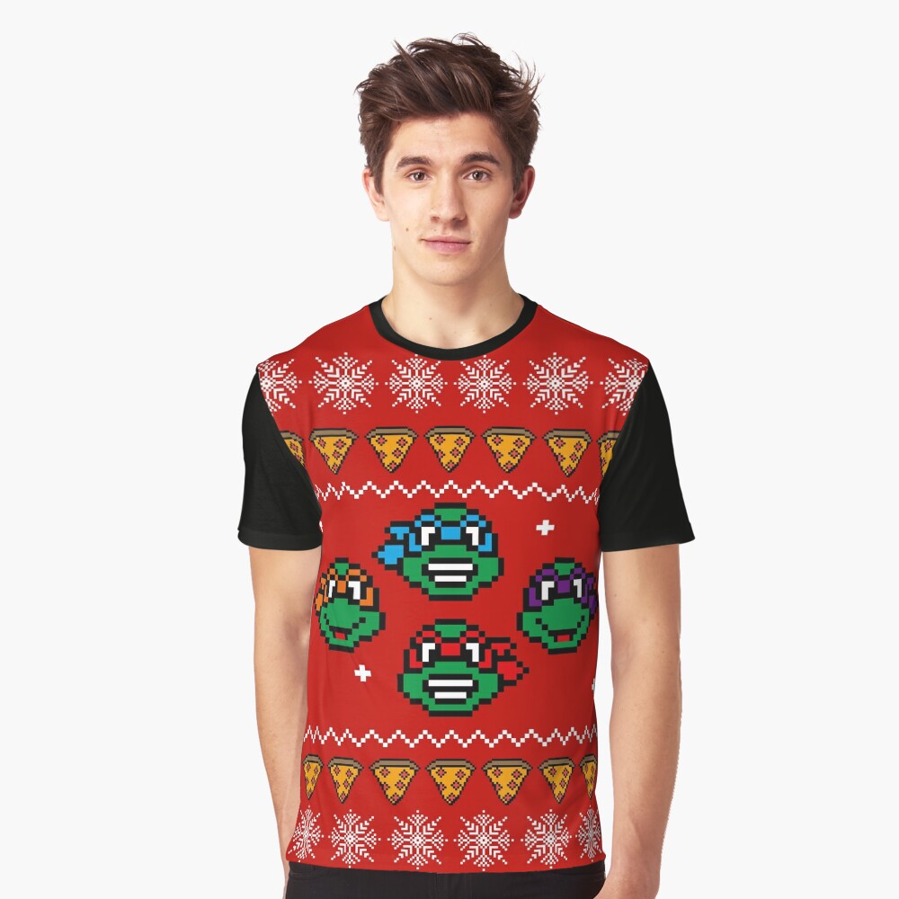 Ninja turtle style Christmas magical mutant ninja Christmas shirt - Limotees