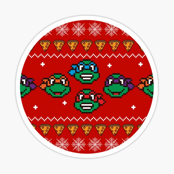 Christmas Teenage Mutant Ninja Turtles Sticker