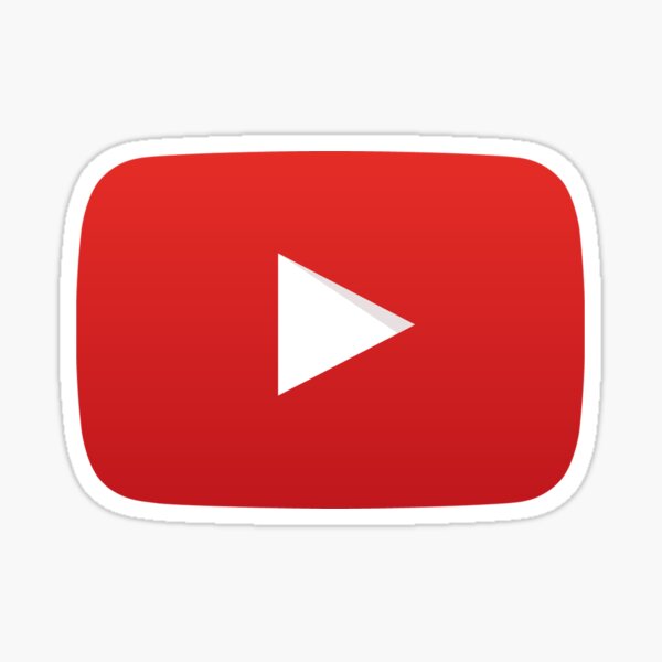 Youtube Logo Sticker
