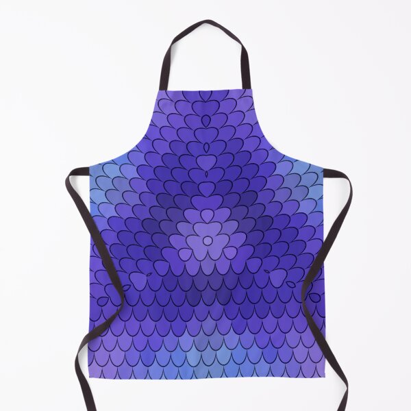 Item preview, Preppy Aqua Blue Lilac Purple Mermaid Tail Fish Scales designed and sold by IamTrending.