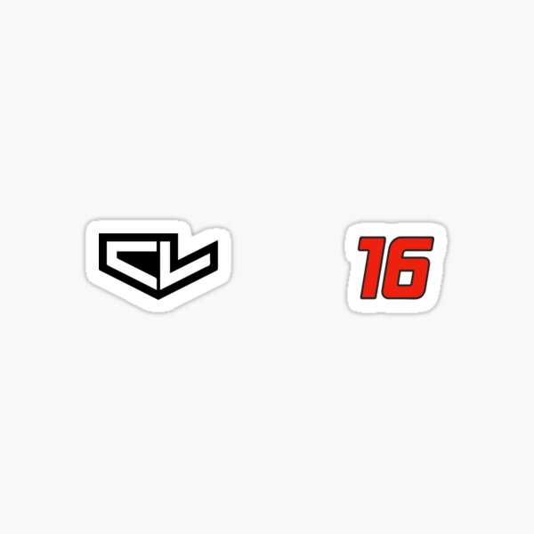Charles Leclerc CL16 Sticker