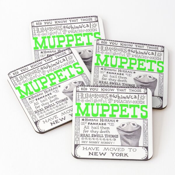 Item preview,  Muppets Are Moving  Poster  designed and sold by KatyRig.