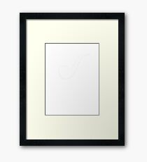 Sherlock Holmes "You Know My Methods" (2) (White) Framed Print