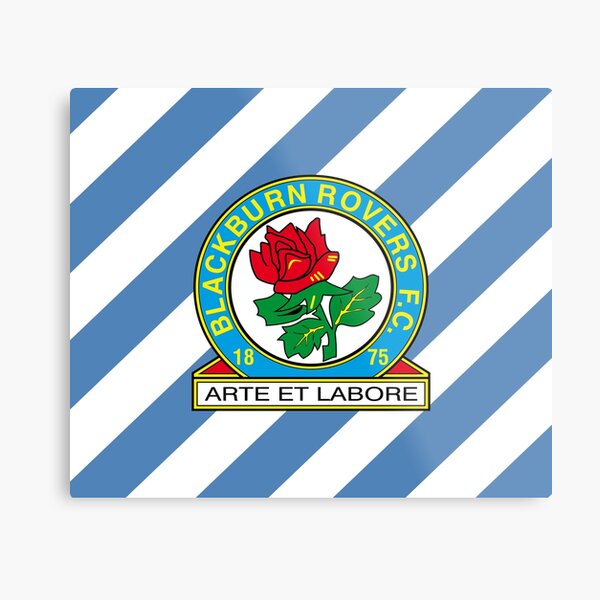 Blackburn Rovers Fc Logo Metal Print By Etchedclothing Redbubble